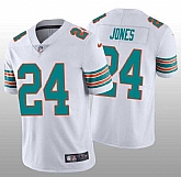 Nike Dolphins 24 Byron Jones White Throwback Vapor Untouchable Limited Jersey Dzhi,baseball caps,new era cap wholesale,wholesale hats